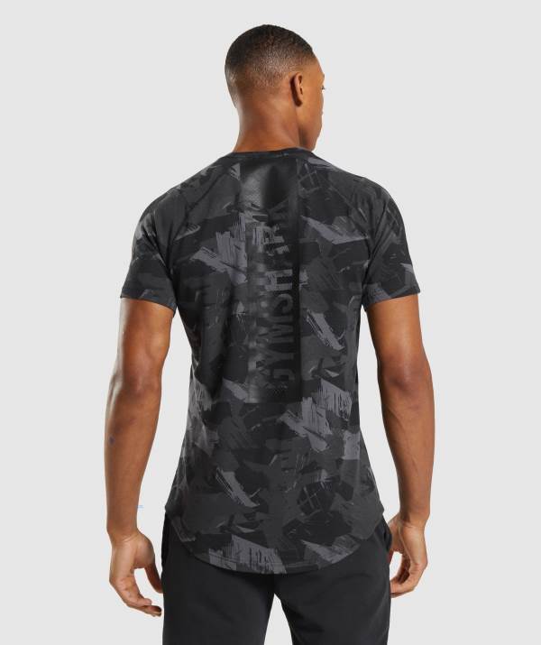 Panske Tricka Gymshark Bold Siva | CM9032715